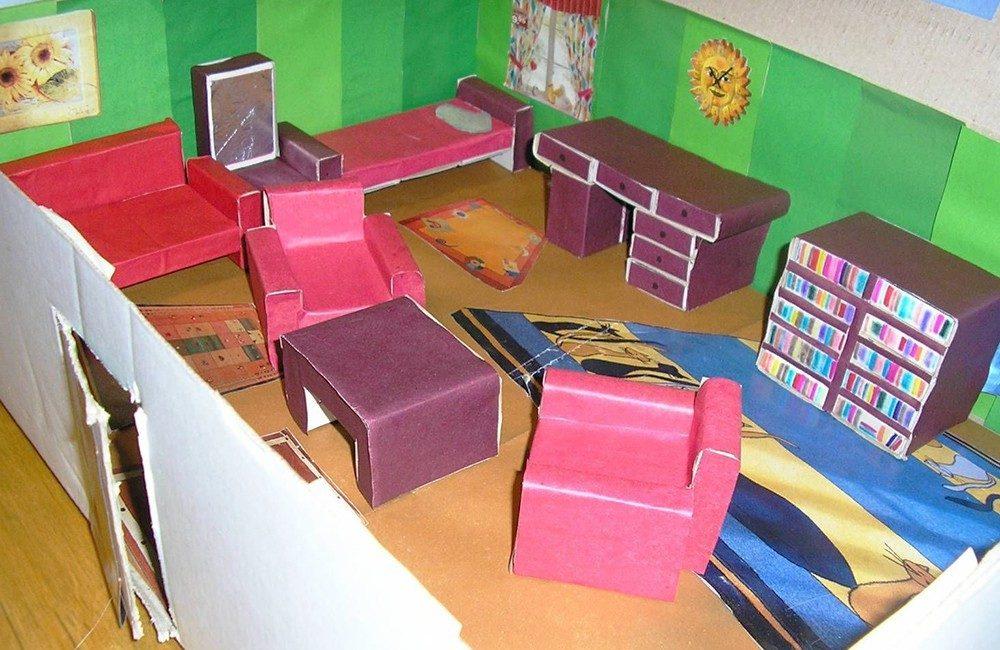 мебель для кукольного домика своими руками