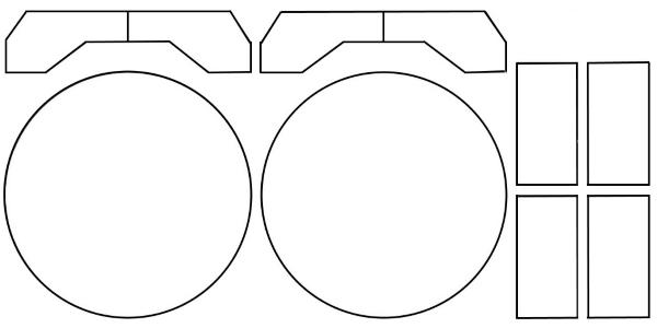 круглый стол, лекала круглый стол