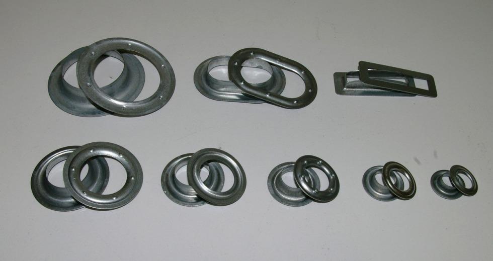 1000 Люверсы различных диаметров для тентового