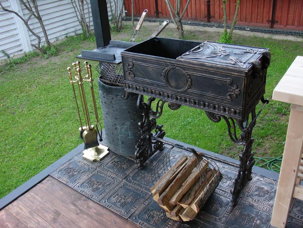 оптимальные размеры мангала для шашлыка из металла