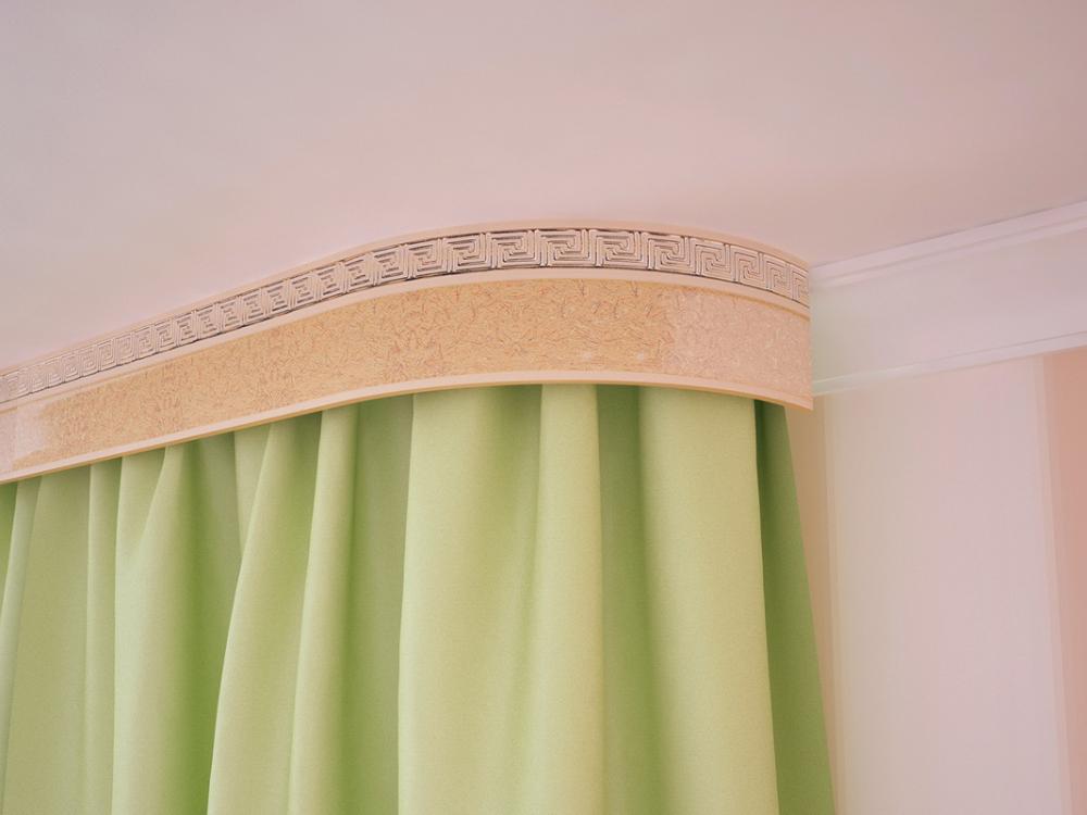 гардины лучше при натяжном потолке