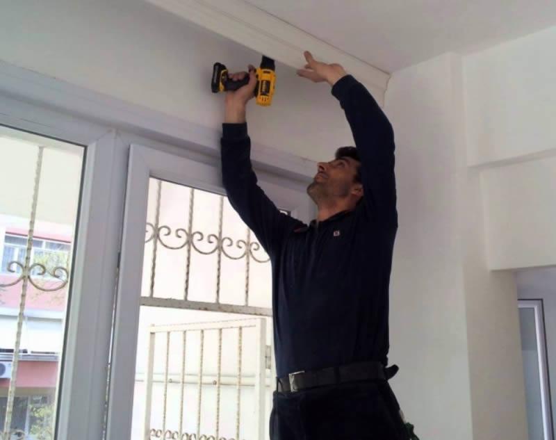 потолочные карнизы для штор на натяжной потолок