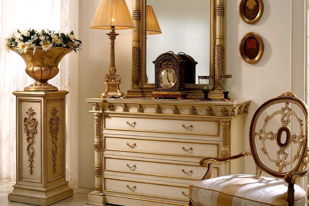 комод с зеркалом в спальню (главный ключ)