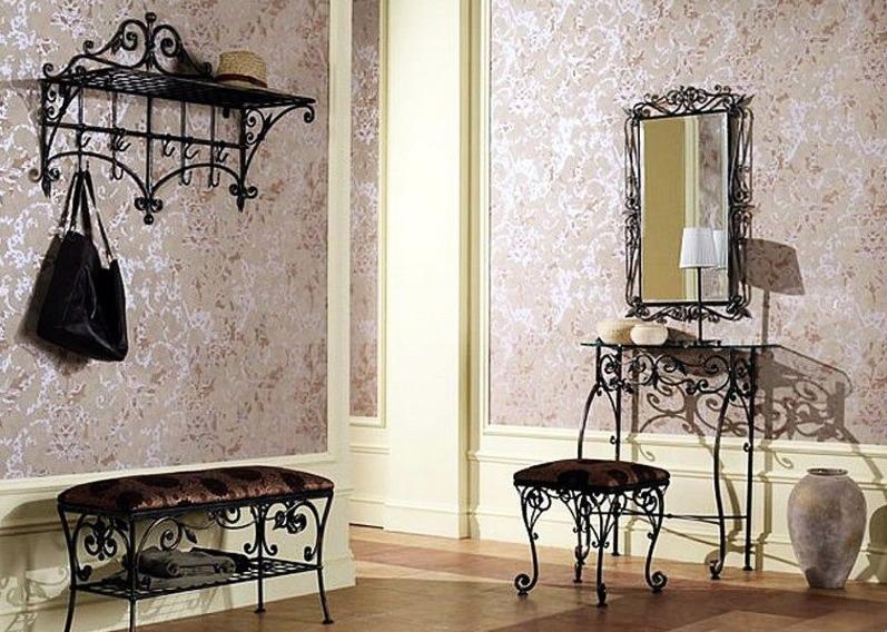 кованая мебель для прихожей (главный ключ)