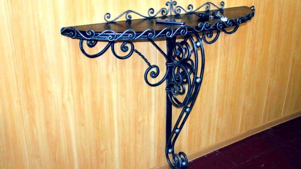 кованая мебель для прихожей (главный ключ)