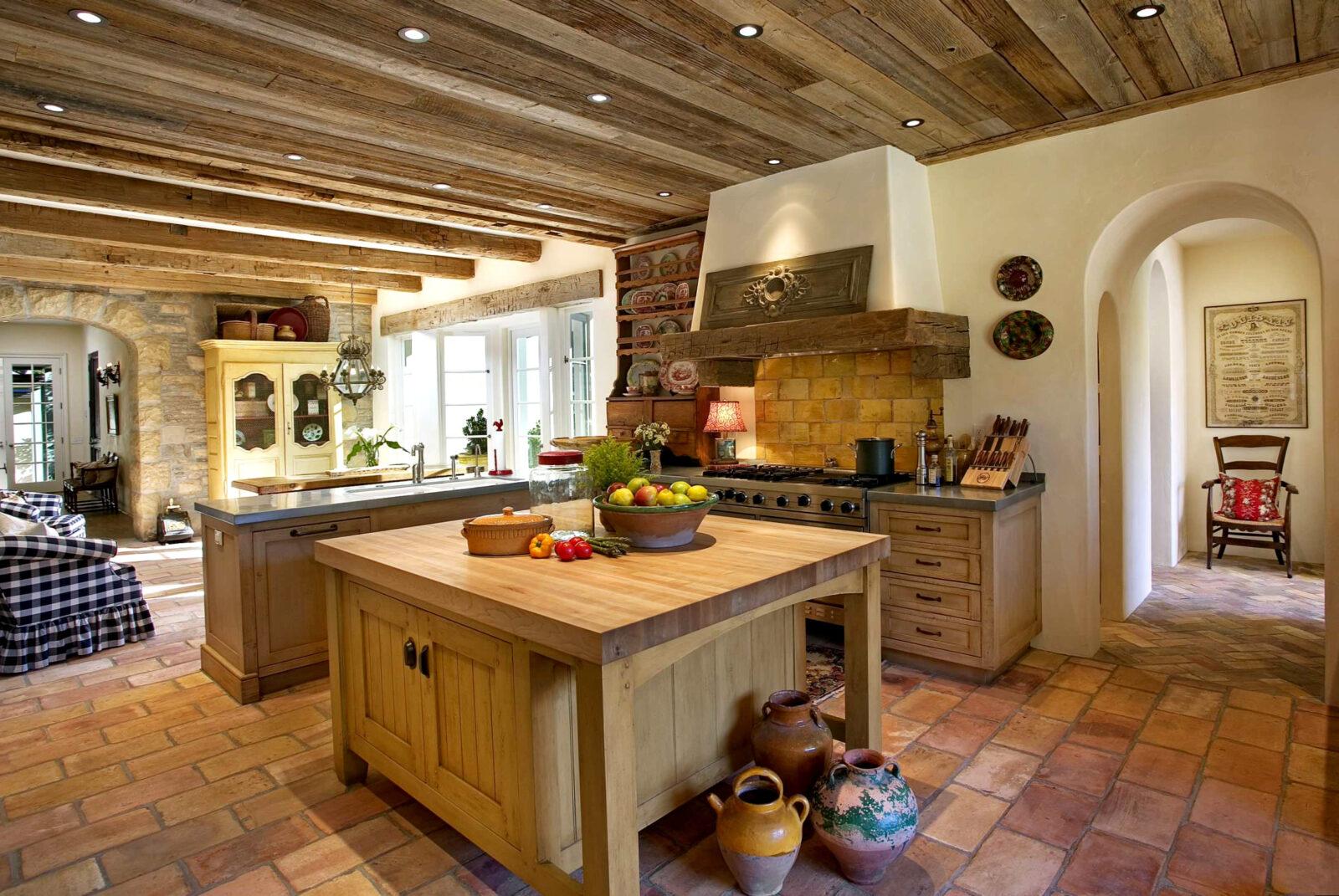 кухонный гарнитур в стиле кантри