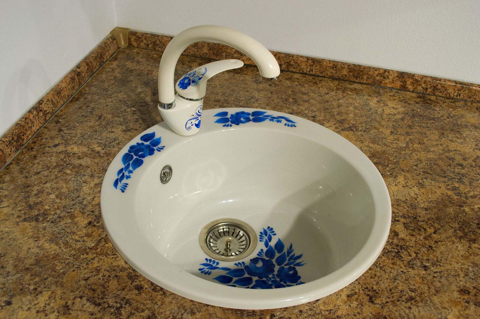 Мойка под гжель мойки из гранитной крошки