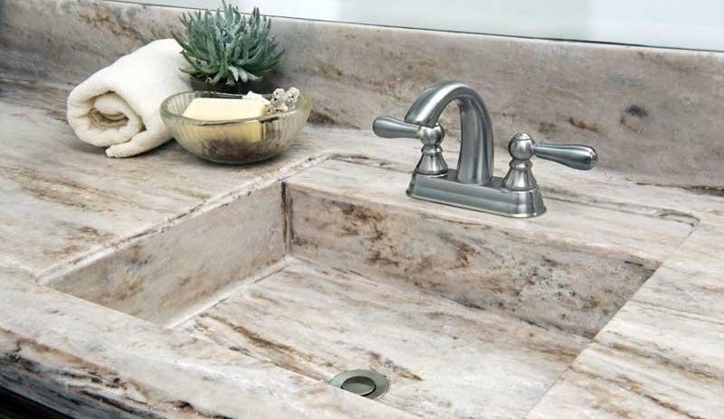 интегрированная мойка из искусственного камня