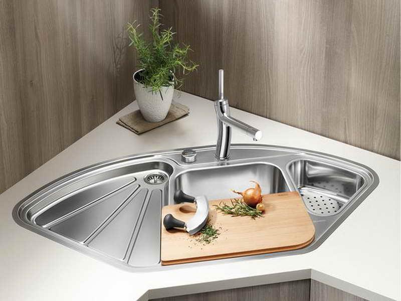 Угловая мойка кухонные мойки из искусственного камня