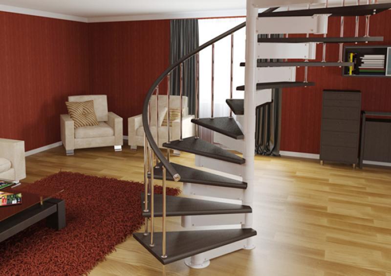 лестница в коттедже на второй этаж