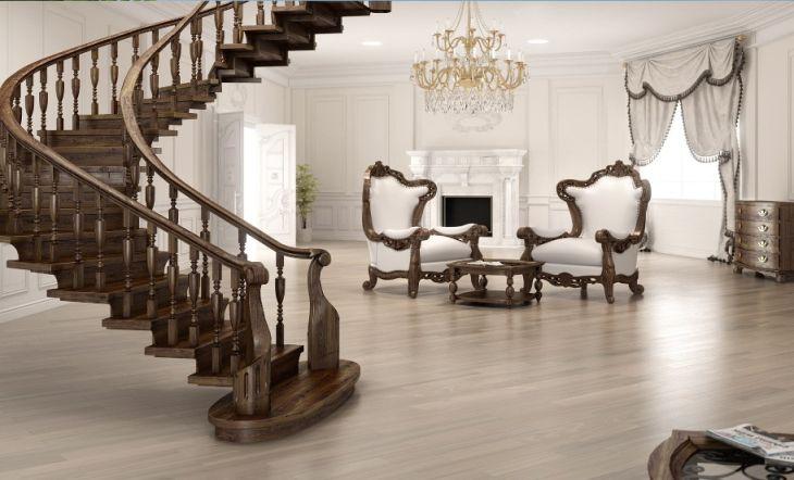 лестницы на второй этаж в частном доме (главный ключ)