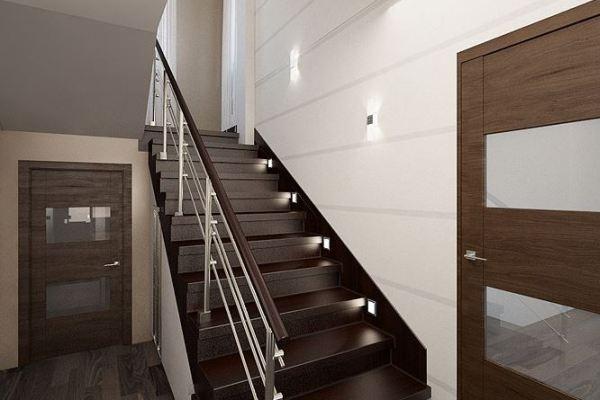 лестницы на второй этаж в частном доме (главный ключ)