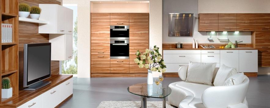 объединение кухни и гостиной (главный ключ)