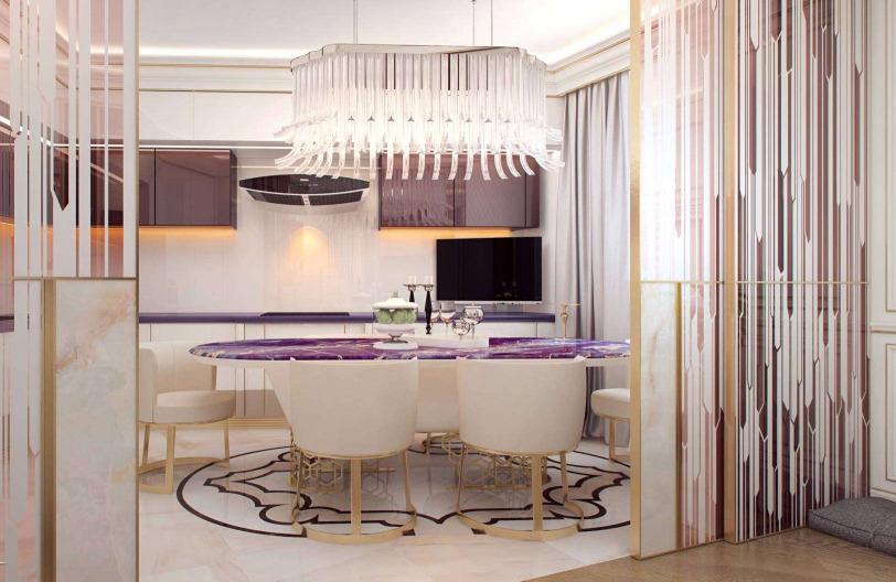 объединение кухни и гостиной (главный ключ)