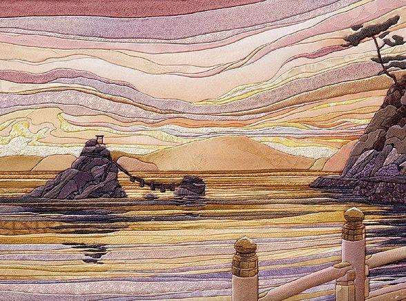 картины из лоскутков ткани своими руками схемы