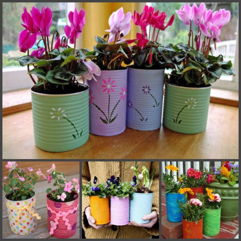 800 Цветочные горшки своими руками