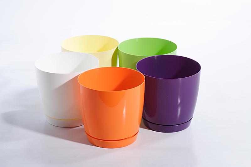 800 Пластмассовые цветочные горшки