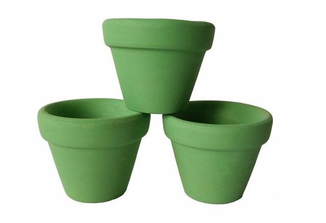 640 100 шт./лот мини d5xh4cm Керамика цветочные горшки Глиняные сочные ...