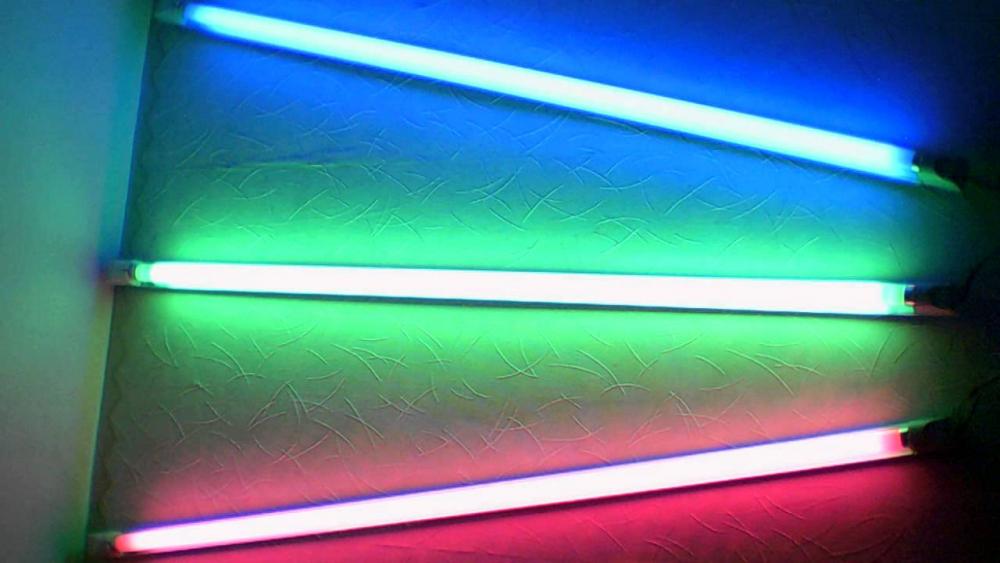 1000 Цветомузыка на люминесцентных лампах (color music on fluorescent ...