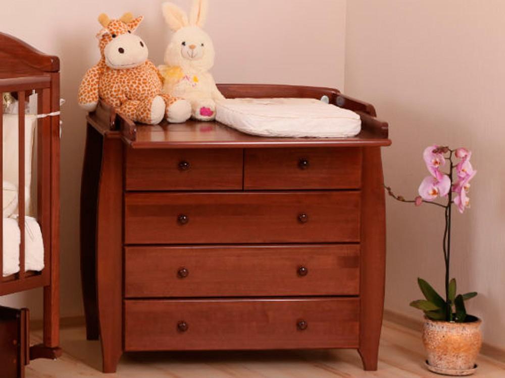 комод с пеленальным столиком для новорожденных