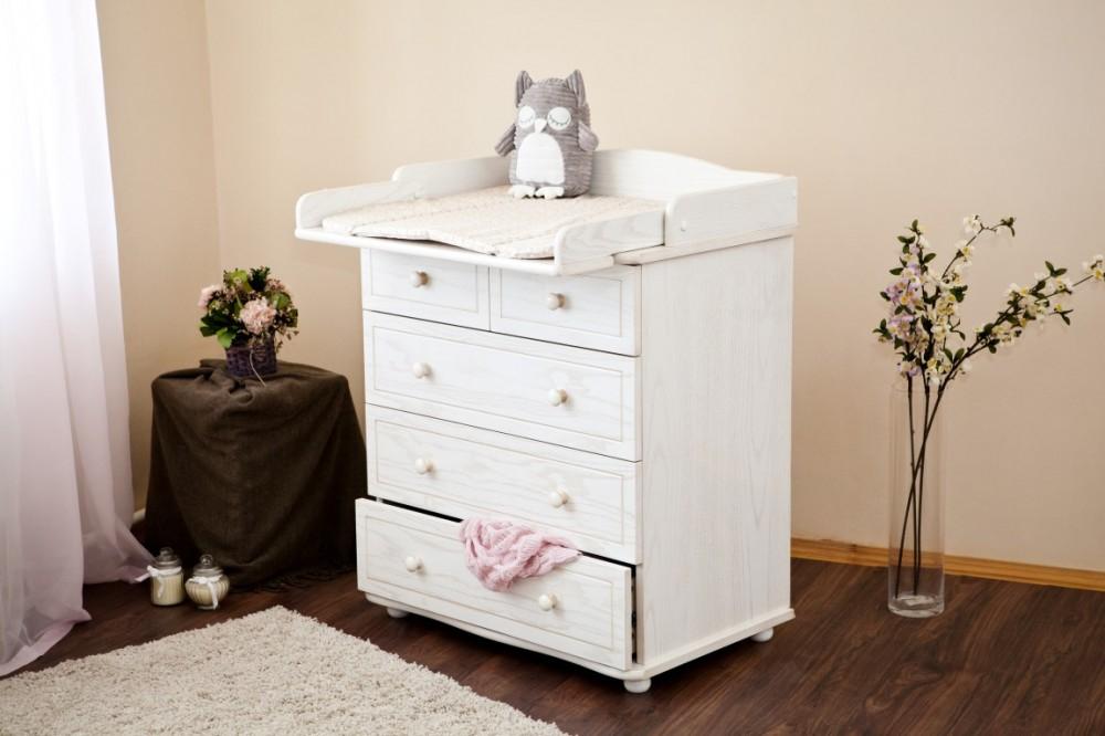 комод с пеленальным столиком для новорожденных