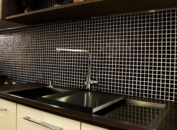 мозаика в интерьере кухни