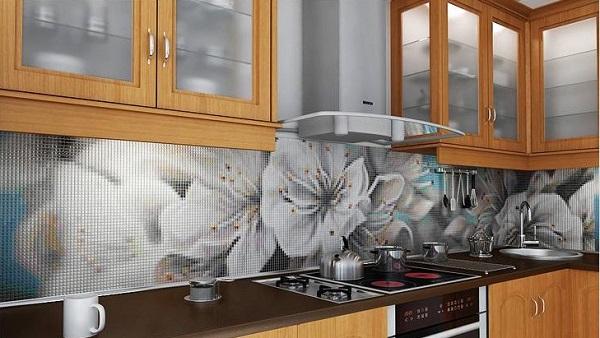 мозаика в интерьере кухни