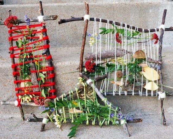 поделки из листьев