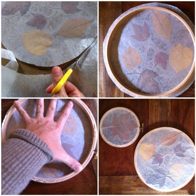 поделки из листьев