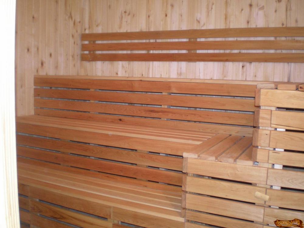 полки в бане в парилке (главный ключ)