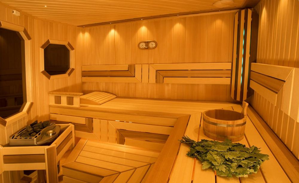 высота полков в парилке