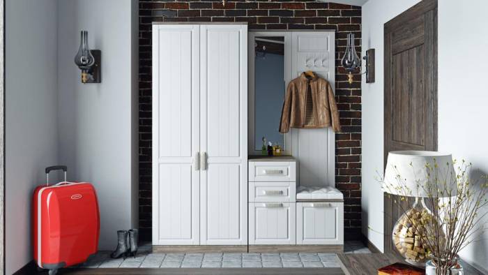 прихожая в стиле лофт (главный ключ)