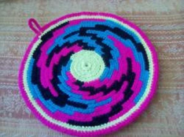 вязание прихваток крючком со схемами и описанием