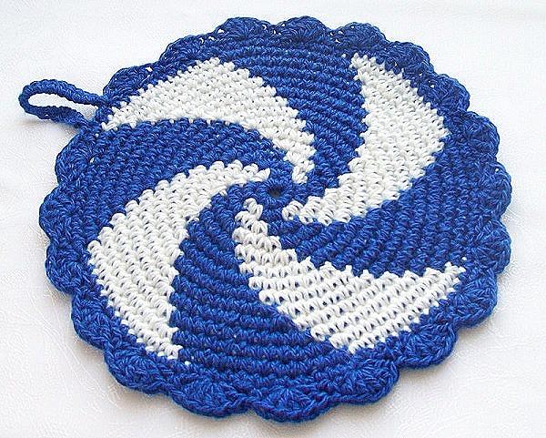 вязание прихваток крючком со схемами и описанием