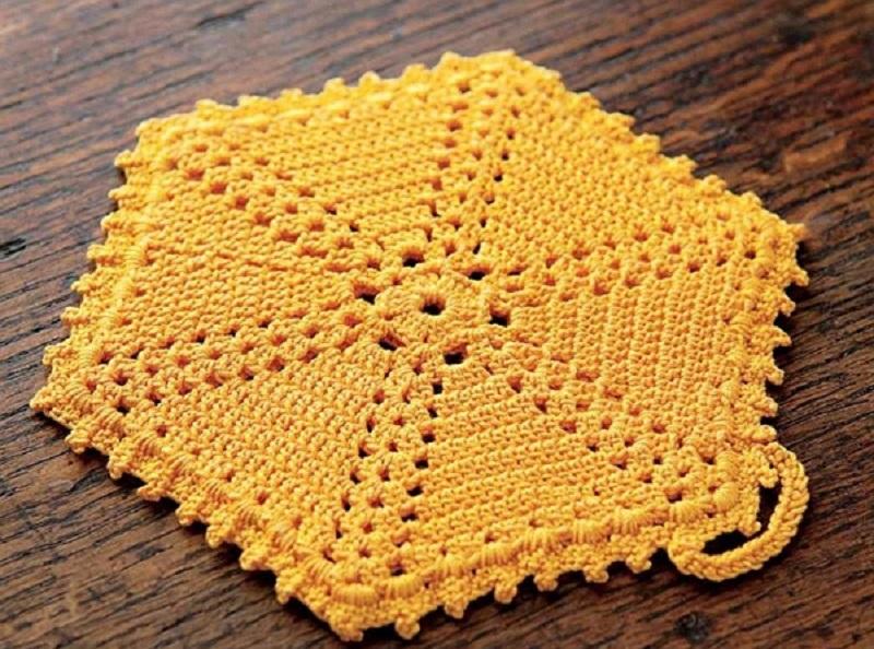 вязание прихваток крючком со схемами и описанием