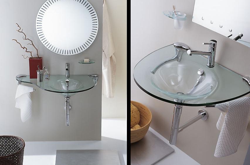 853 Стеклянная мебель для ванной комнаты » УниверДом