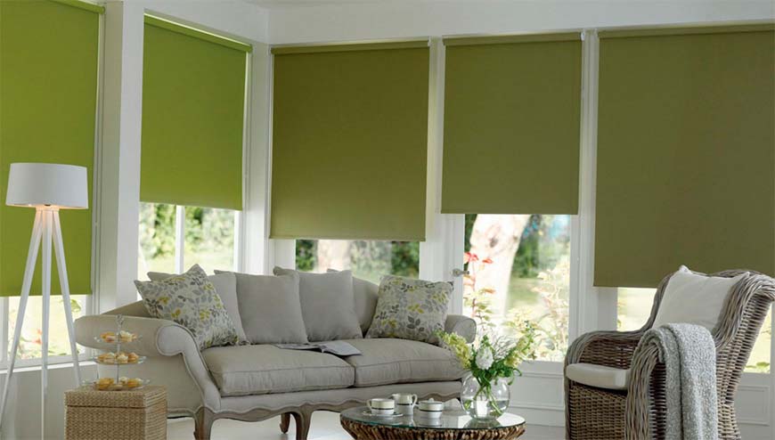 870 Рулонные шторы в интерьере - фото 75 идей дизайна рулонных штор