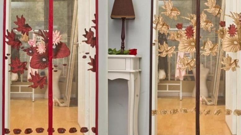 декоративные шторы на дверной проем своими руками