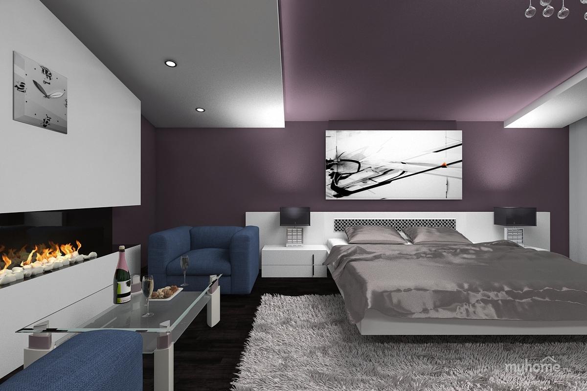 лавандовая спальня