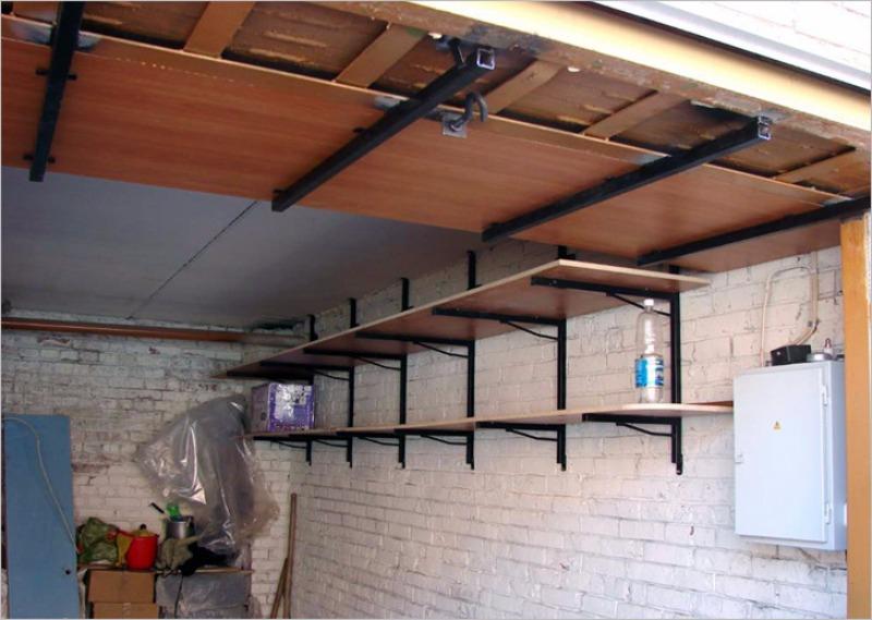 полки для инструмента в гараже своими руками