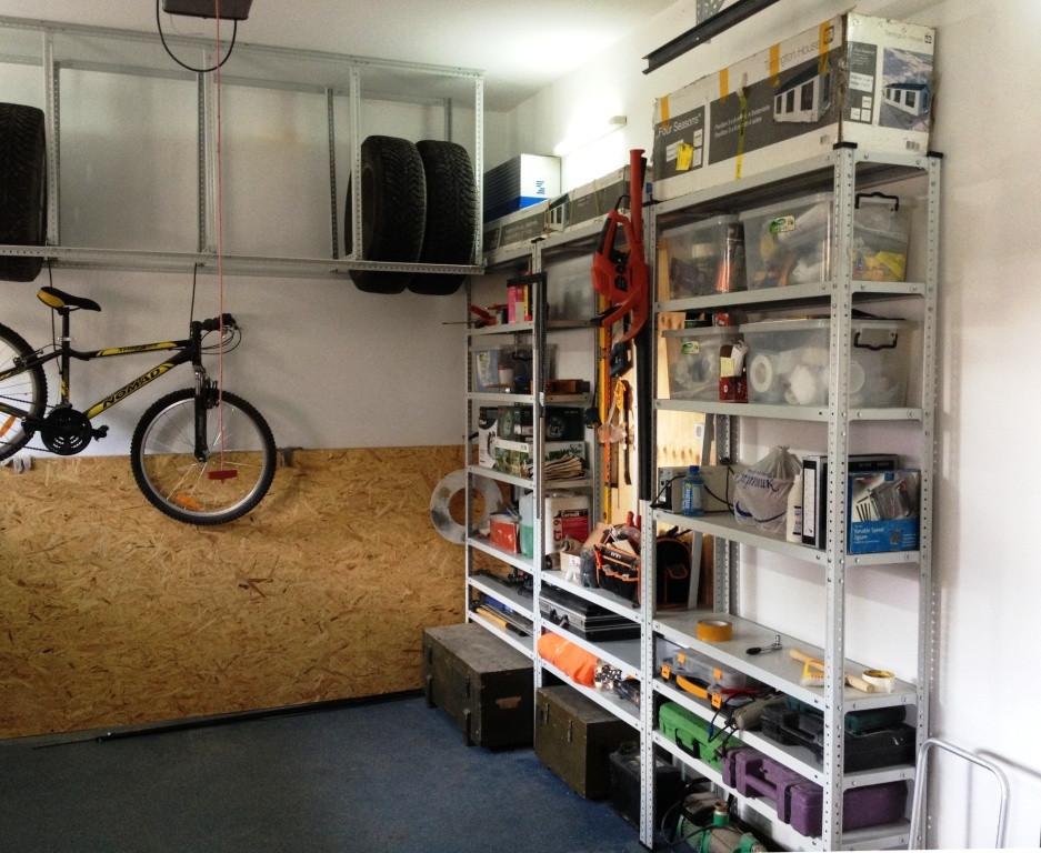 стеллаж в гараж своими руками