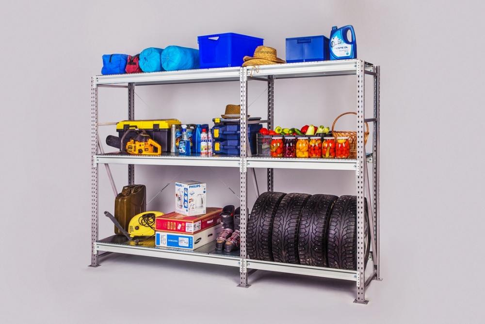 сделать полки в гараже