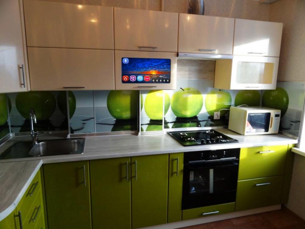 куда повесить телевизор на кухне