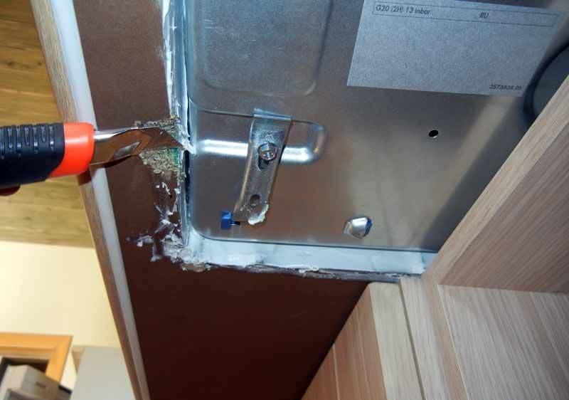 800 Установка варочной панели в столешницу своими руками