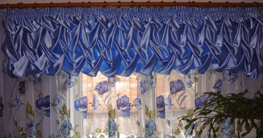 сшить ламбрекен на кухню