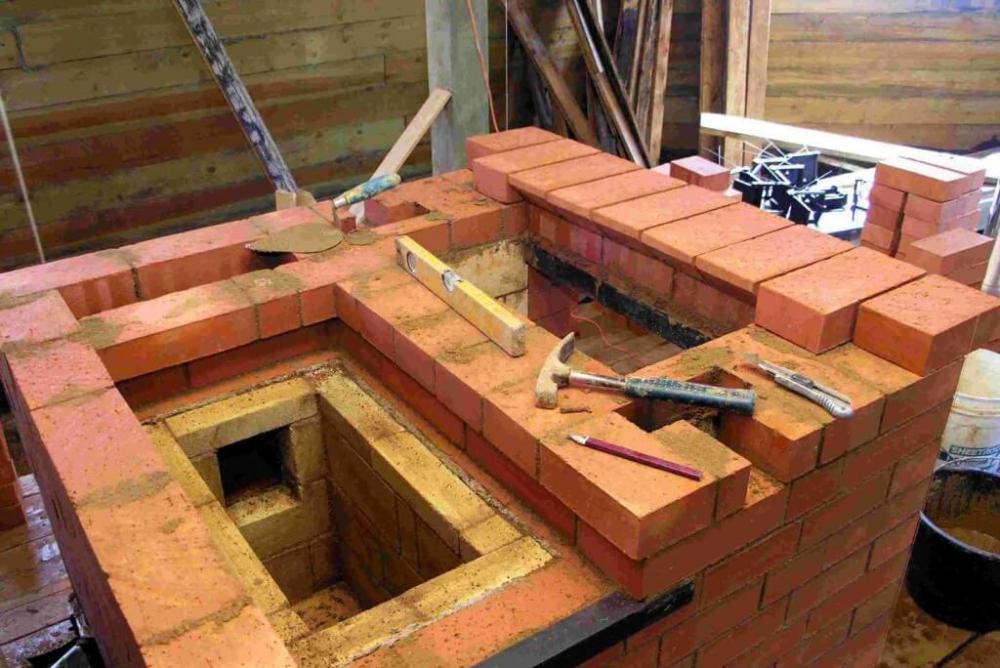 русская печь в современном интерьере