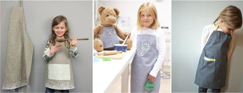 сшить детский фартук