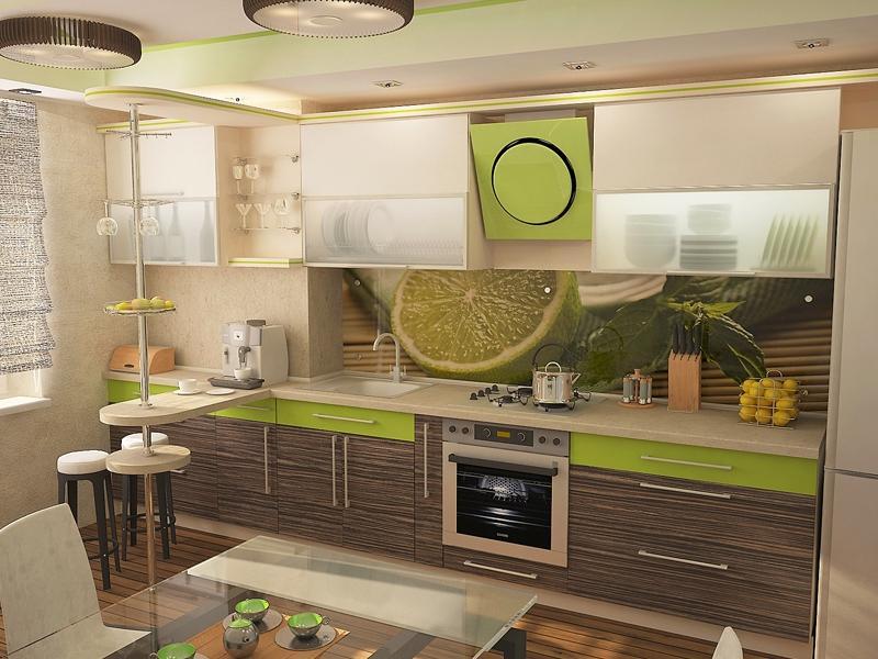 800 Кухня зебрано: особенности дизайна и сочетание цветов