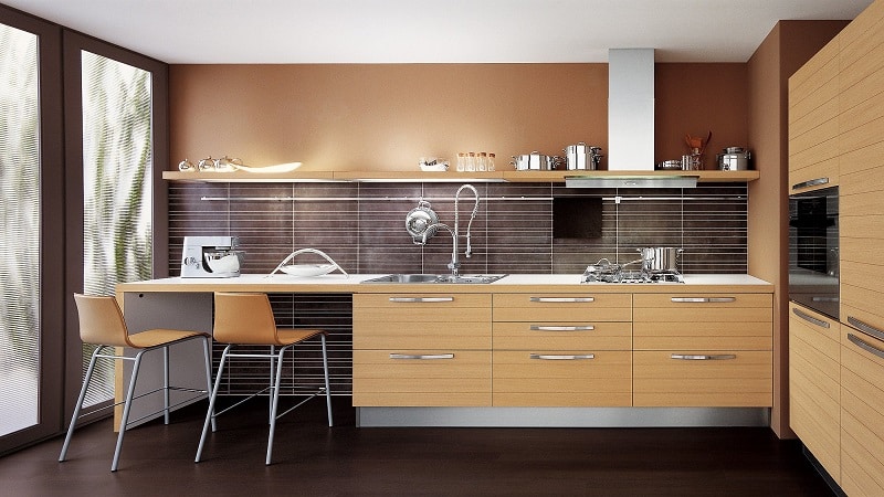 Дизайн кухни 9 кв м: планировка и расстановка мебели