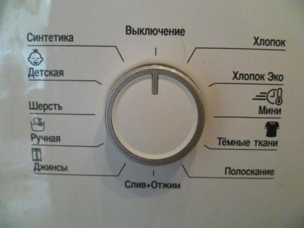 Режимы стирки а в стиральной машине